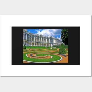 Ekaterininsky palace, Tsarskoe Selo, Russia Posters and Art